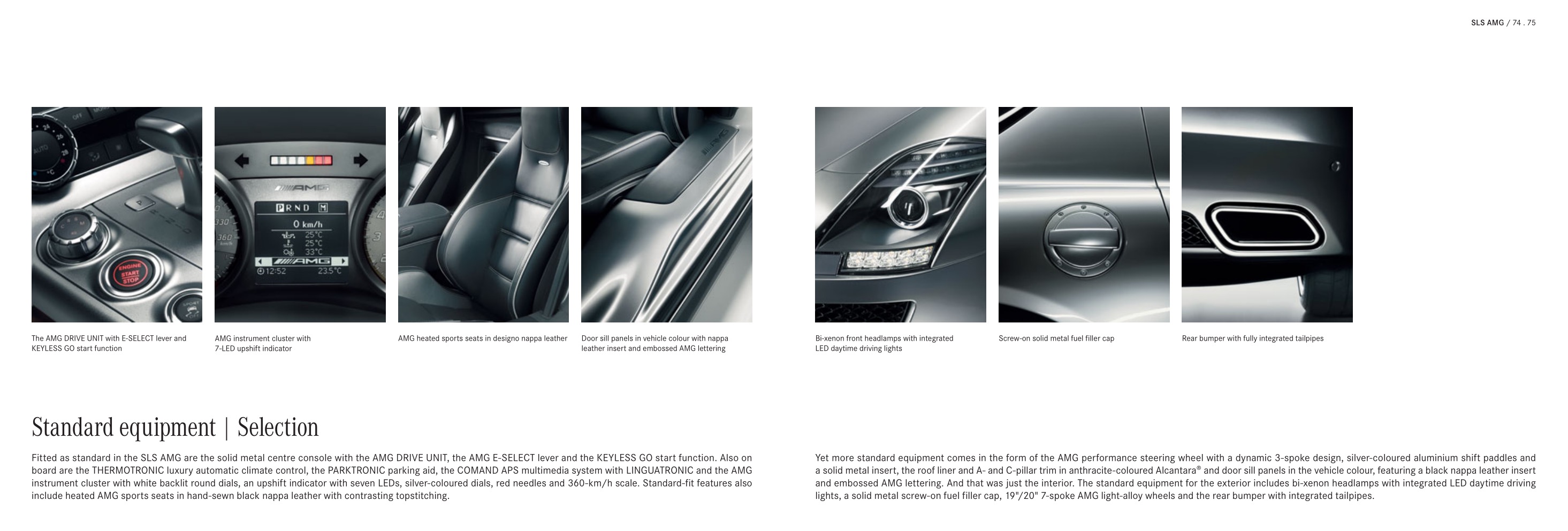 2013 Mercedes-Benz SLS Class Brochure Page 10